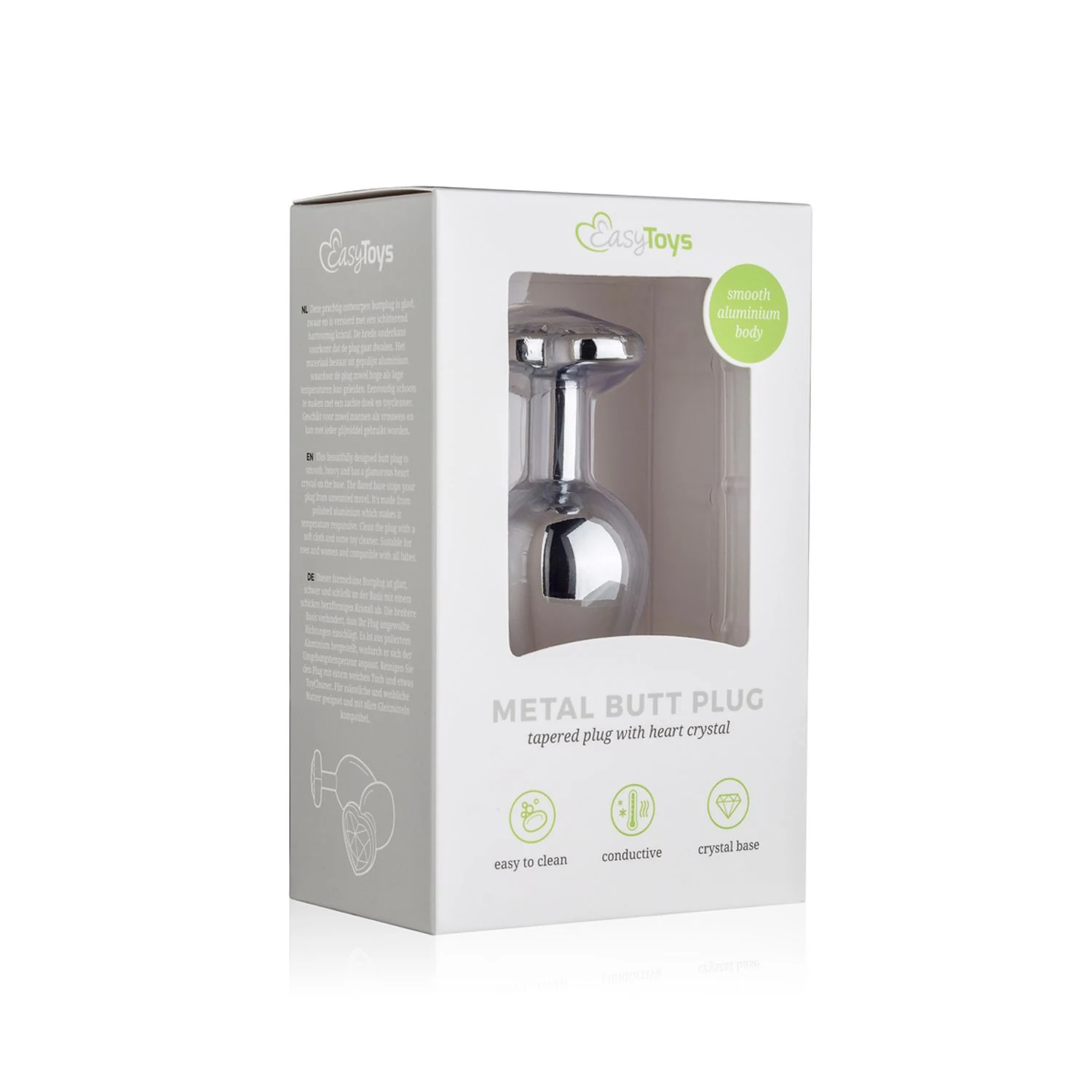 Unisex Anal Toy aus Metall mit 83 mm Länge
