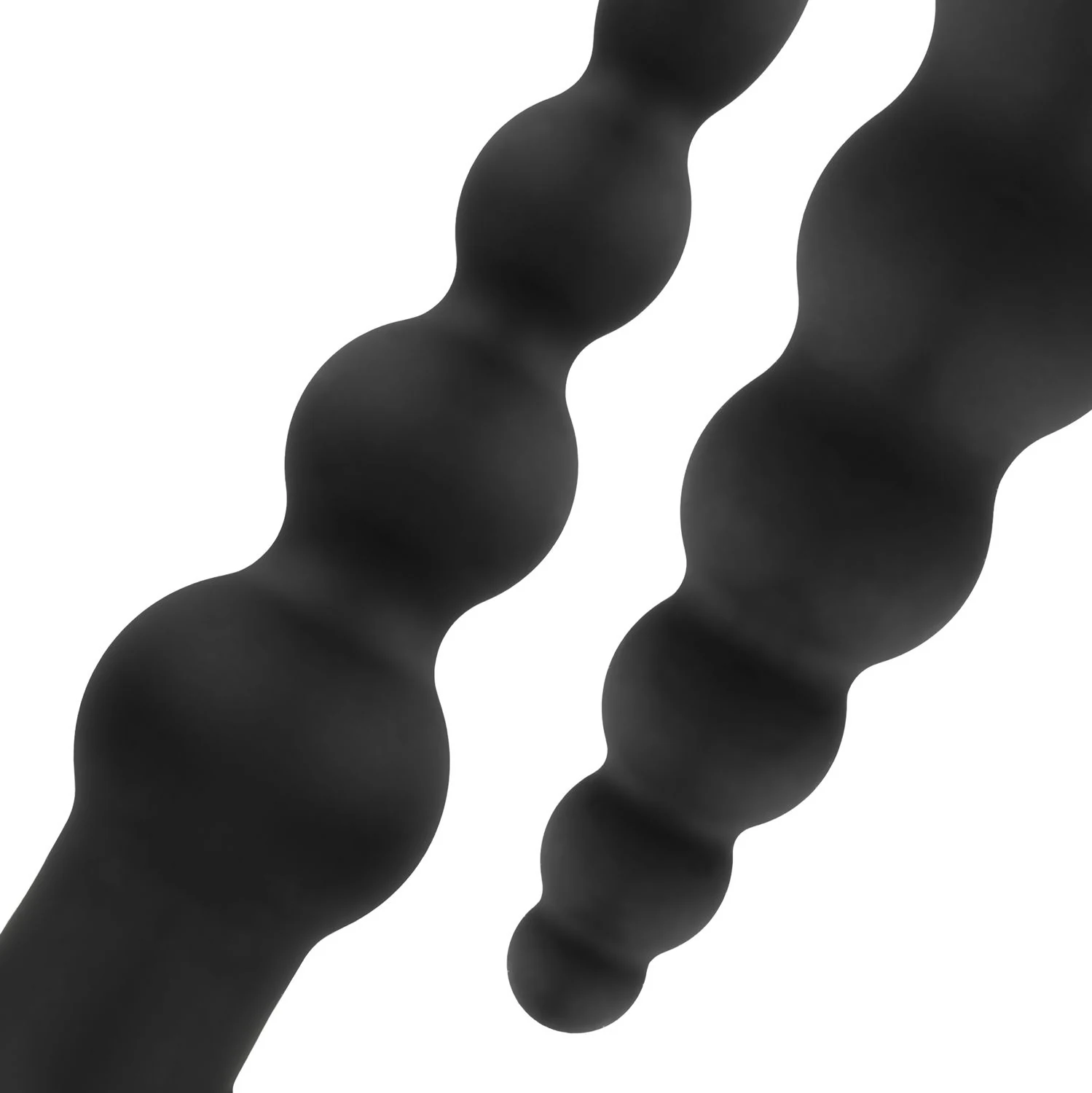 Abnehmbarer Bullet-Vibrator für das schwarze Analplug Set