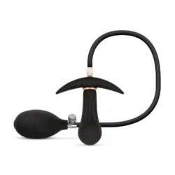 Aufblasbarer Analplug 8 cm in Schwarz mit Pumpe von Anal Collection