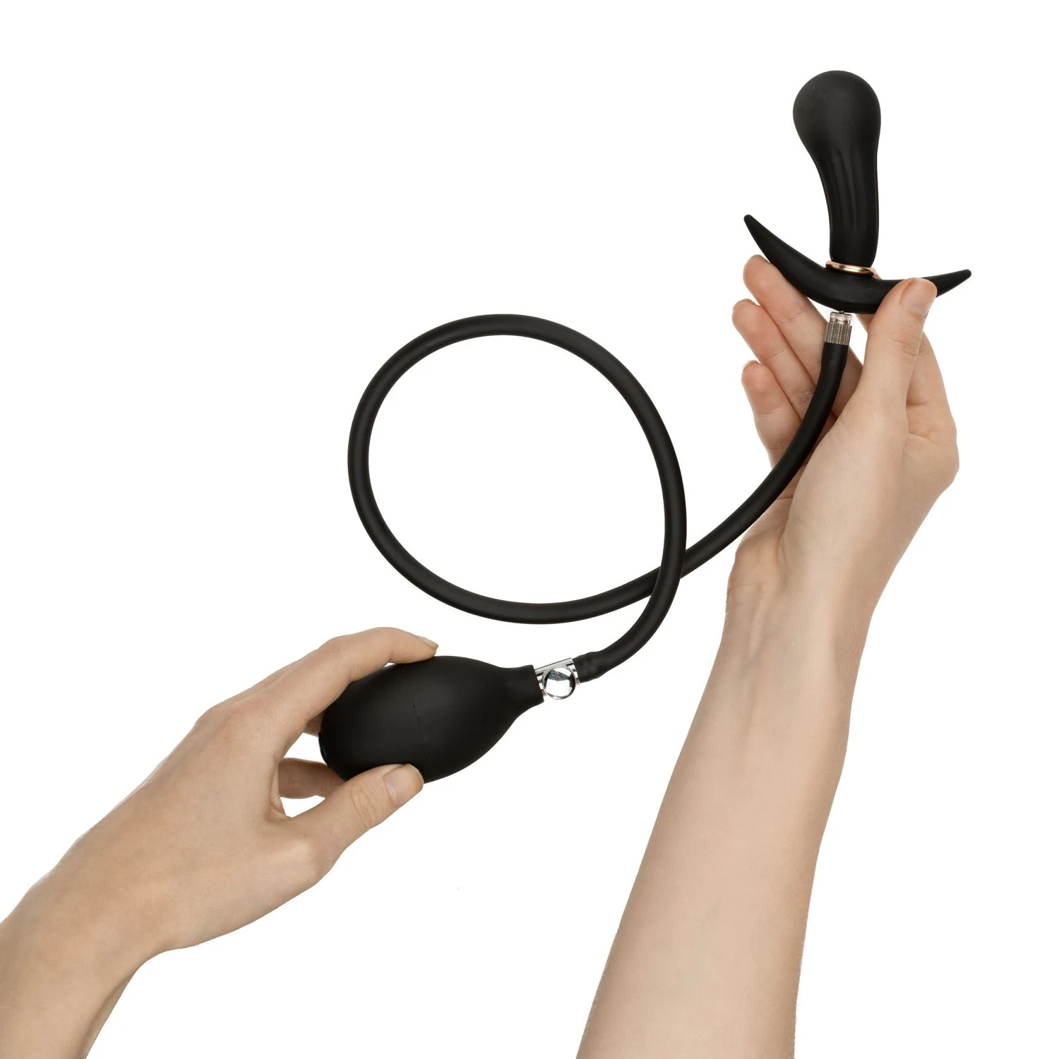 Anal Collection Analplug aus PVC, Silikon und Metall in Schwarz