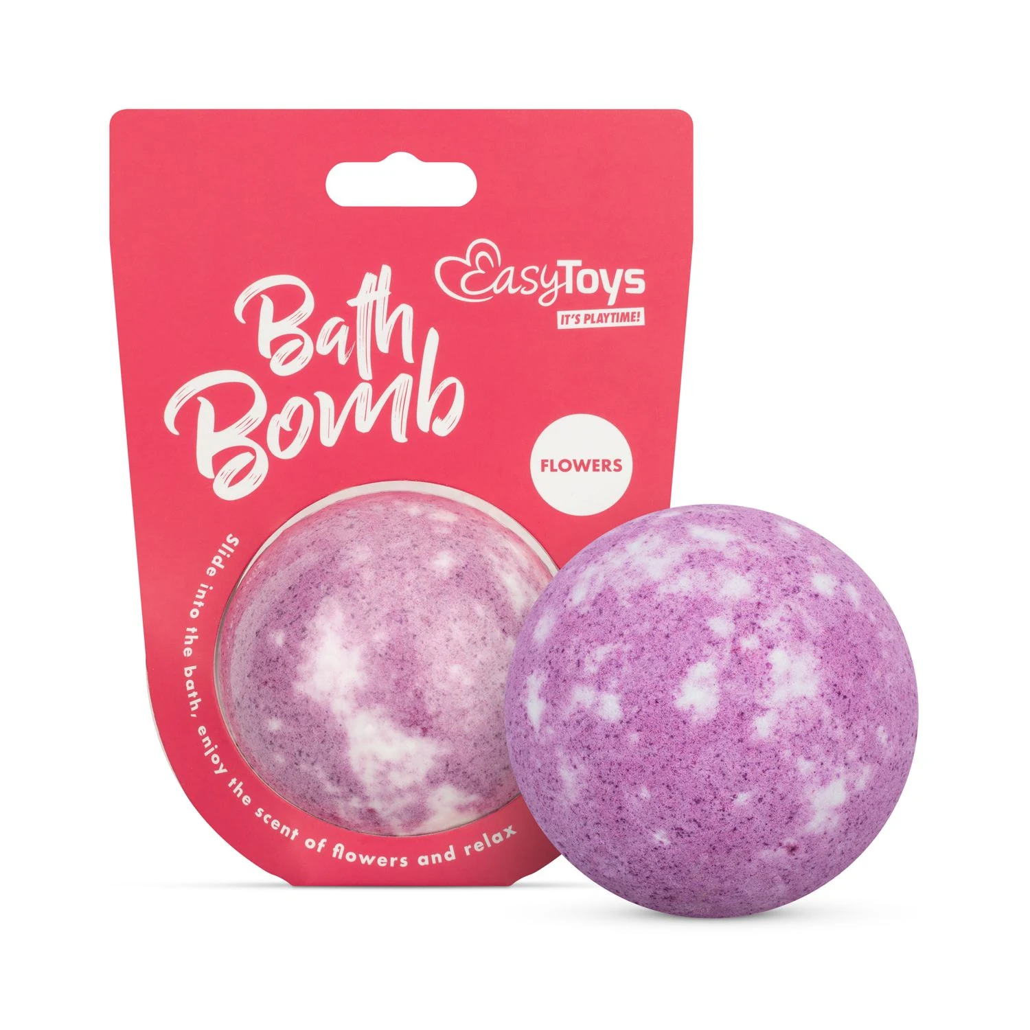 Badebombe Flowers mit blumigem Duft, 250 g