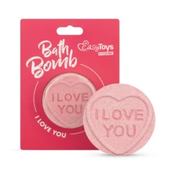 Badebombe I Love You mit Kirschblütenduft für ein entspannendes Bad