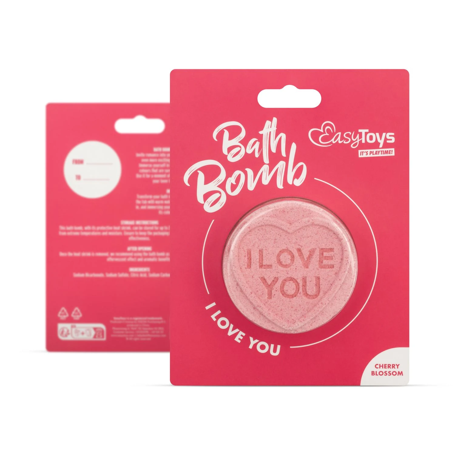 Toys Online Only Badebombe I Love You für einfache Anwendung in der Badewanne