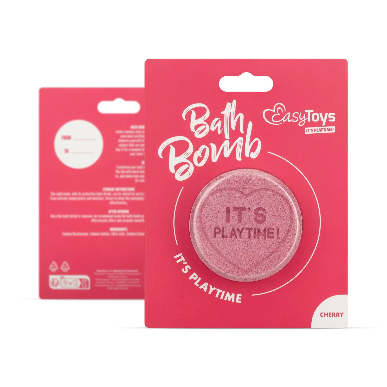 60 g Badebombe It's Playtime mit angenehmem Kirschduft