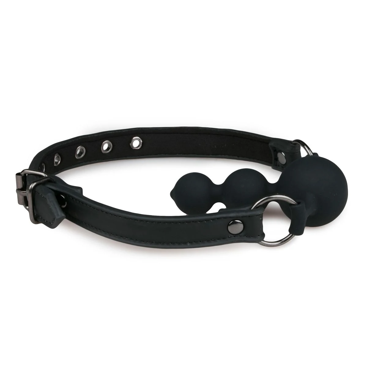 Toys Fetish Mundknebel in Schwarz mit einstellbarem Riemen