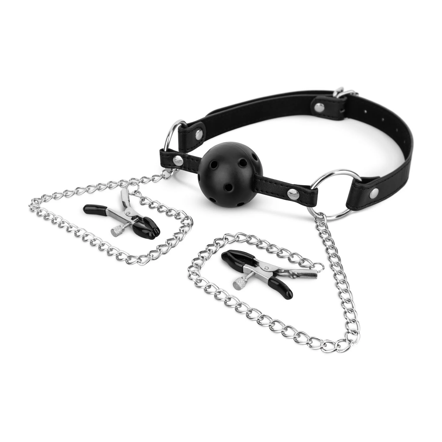 Unisex Bondage-Set von Bedroom Fantasies in Silber und Schwarz