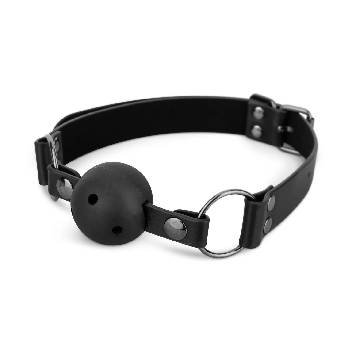 Ball Gag Set in Schwarz mit drei Knebeln für Anfänger und Fortgeschrittene