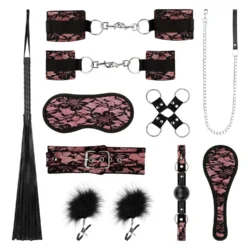 Bedroom Fantasies Bondage Set für Anfänger in Rosa mit 8 Teilen