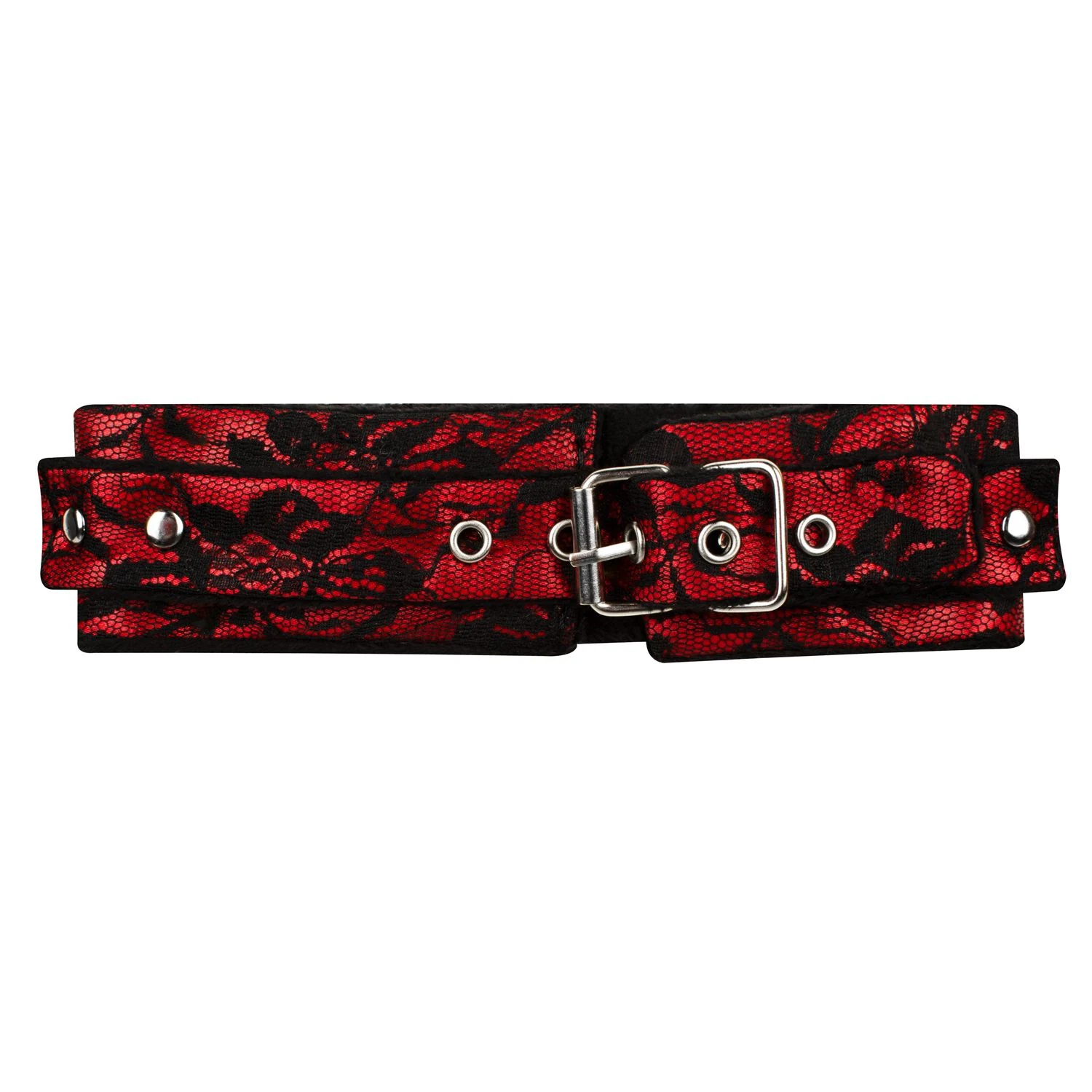 8-teiliges Bondage Set rot aus der Bedroom Fantasies Lace & Leather Look Kollektion