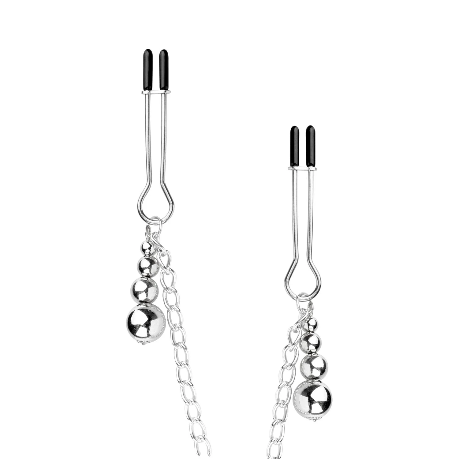 BDSM Set mit Nippelklemmen, Klitorisklemmen und Ballknebel