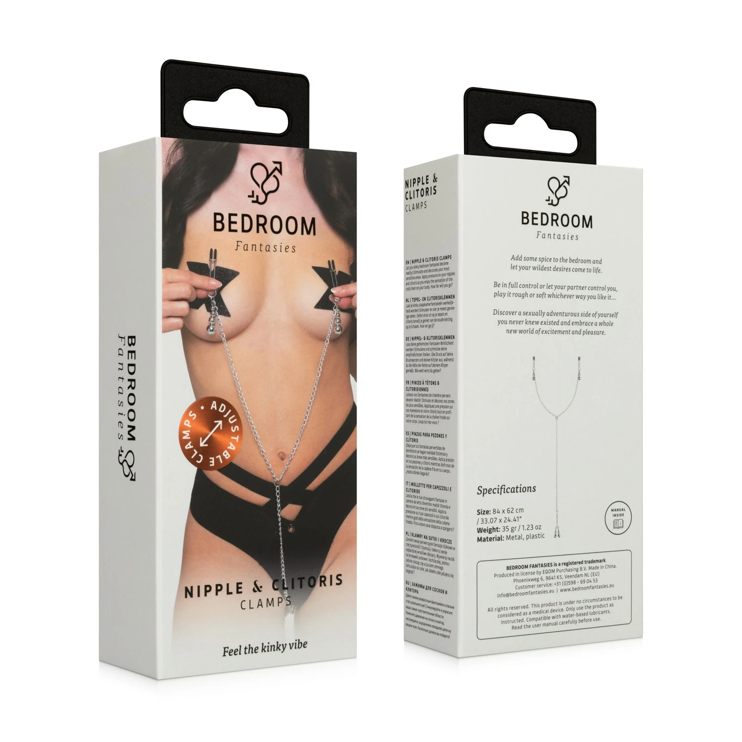 Bedroom Fantasies Klemmen Set für sensorische Stimulation