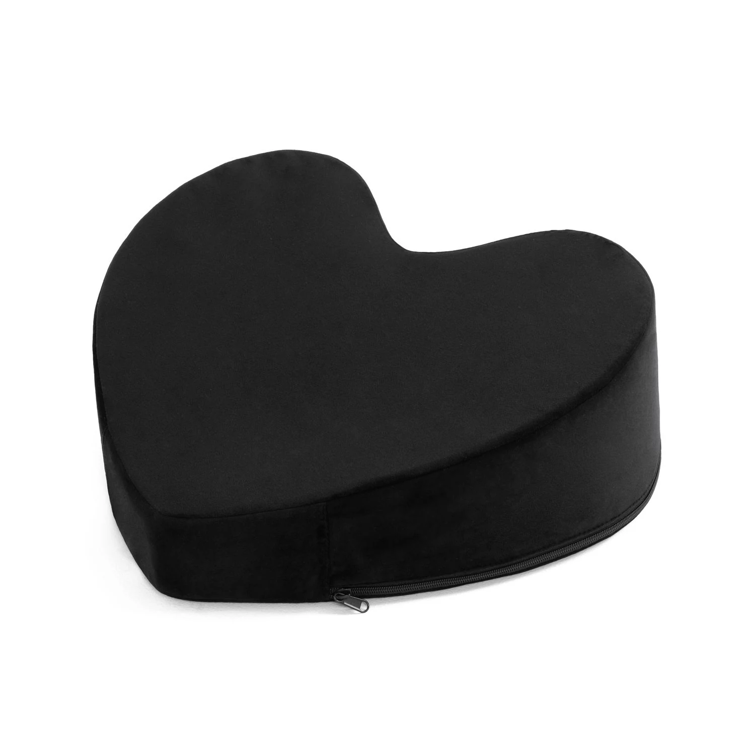 Schwarzes herzförmiges Kissen von Bedroom Fantasies für vielseitige Positionierung