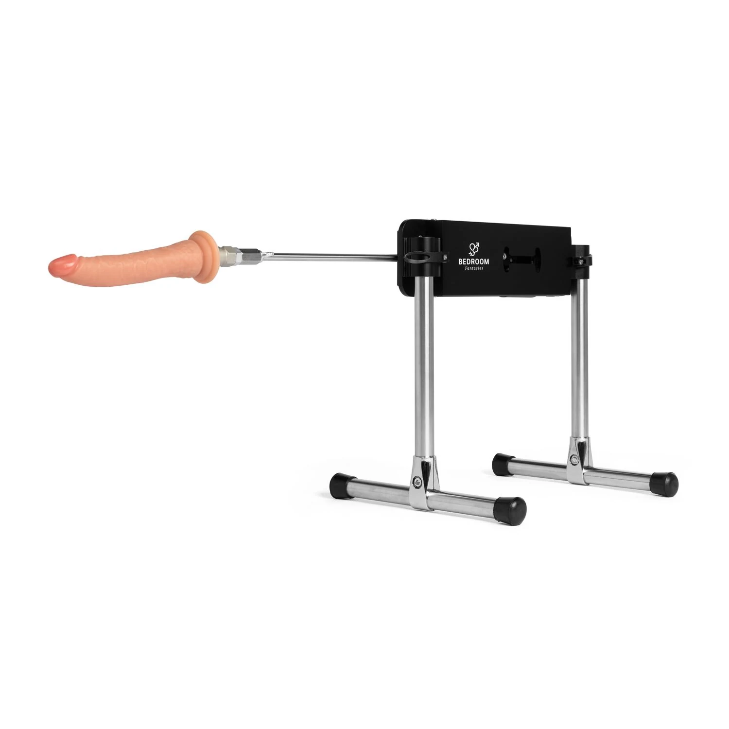 Bedroom Fantasies Sexmaschine mit Dildo und Fernbedienung in Schwarz und Beige