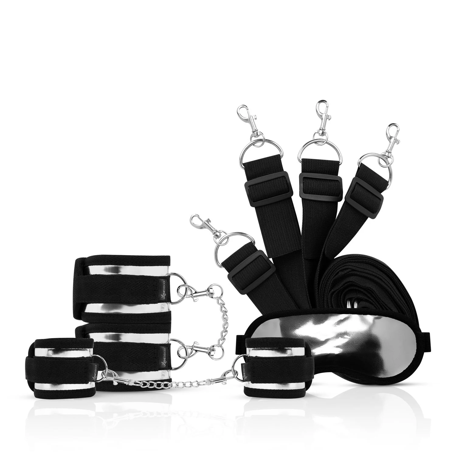 Bedroom Fantasies Bed Restraint Set in Schwarz für Einsteiger