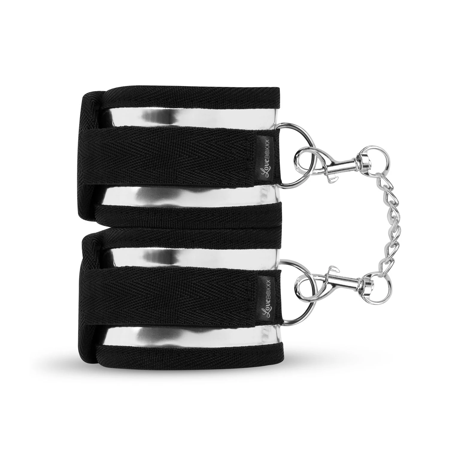 Silver Moon Bondage Set mit Gurten für sanfte Fixierung am Bett