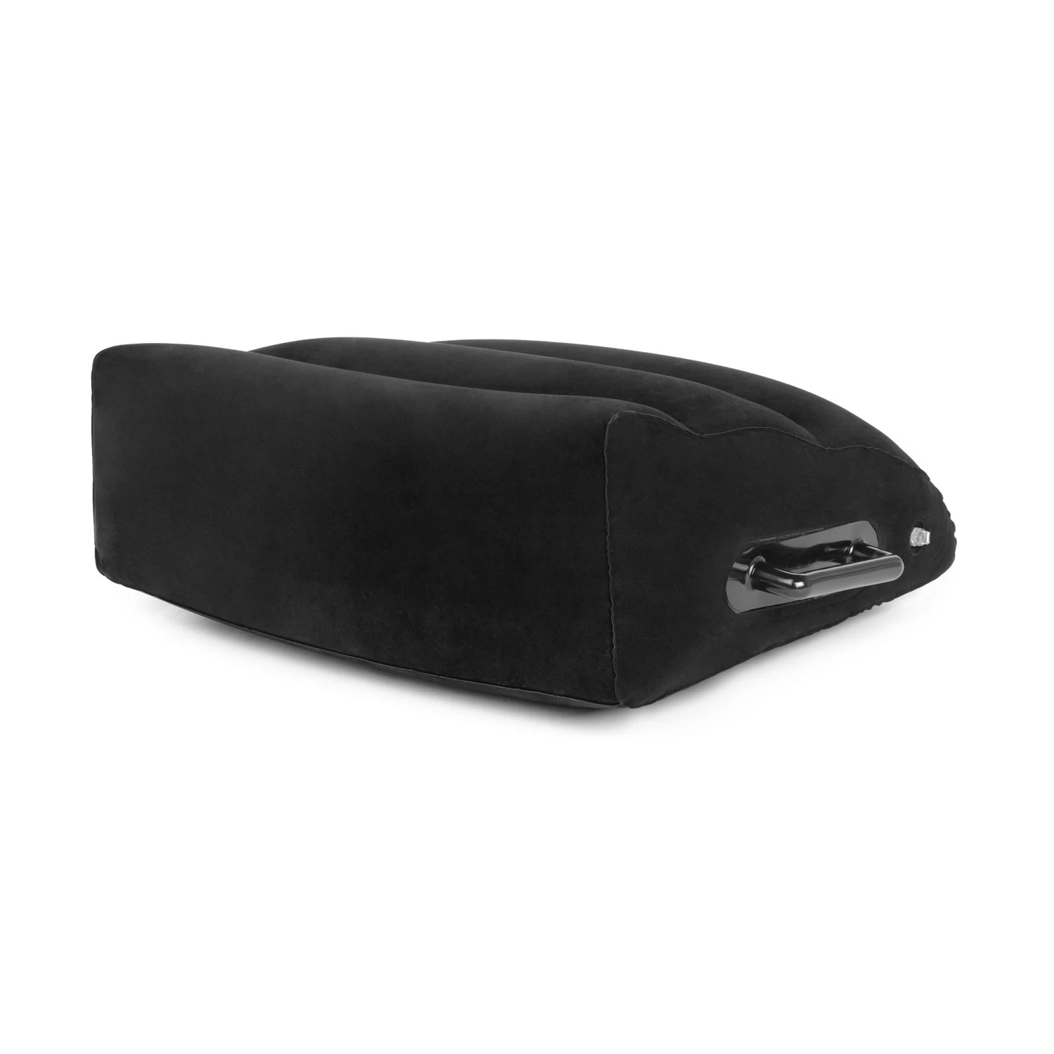 Bedroom Fantasies Kissen aus robustem PVC und weichem Polyester in Schwarz