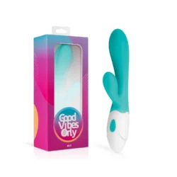 Blis Rabbit Vibrator von Good Vibes Only in Grün und Türkis