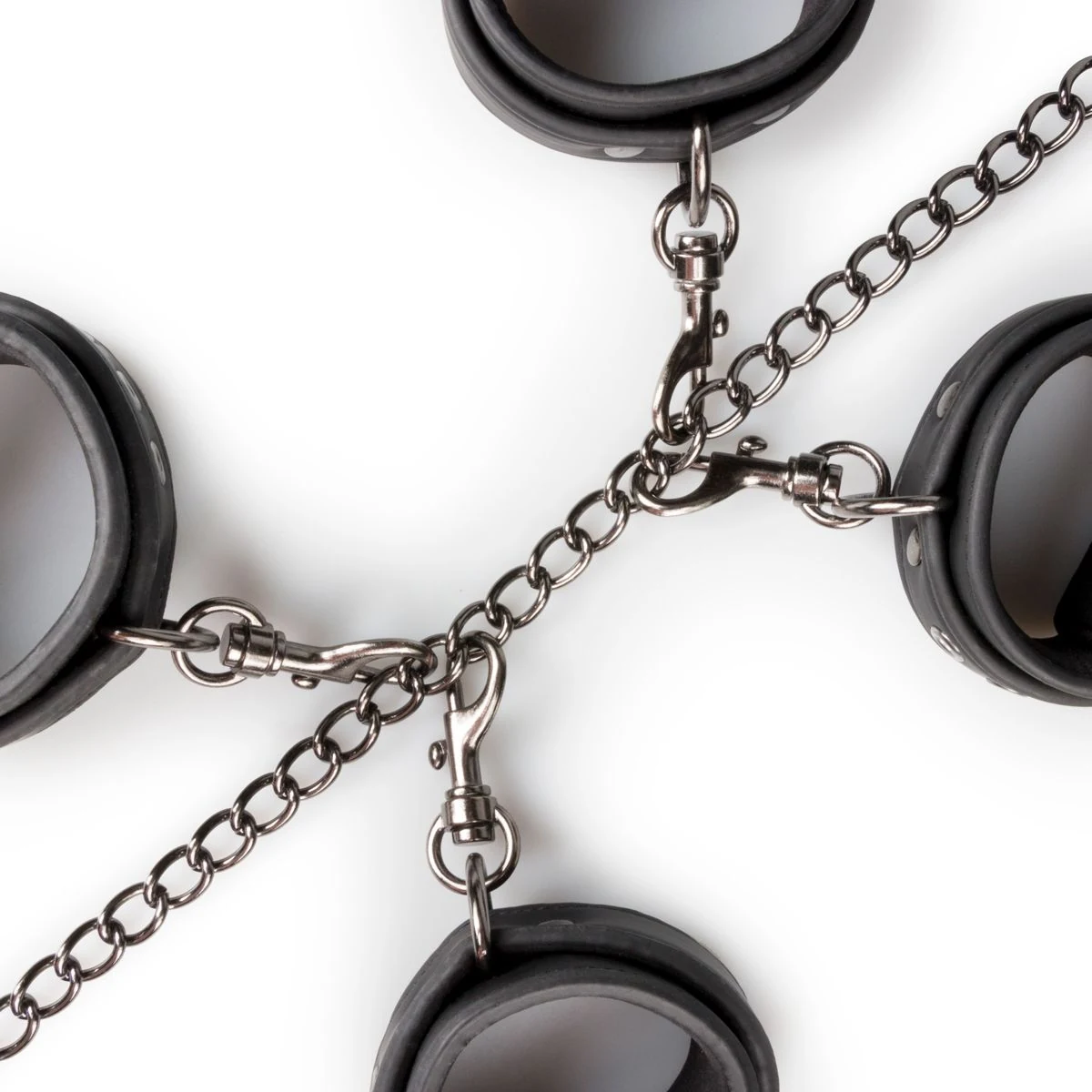 Unisex Bondage Set für Paare mit Halsband und Manschetten