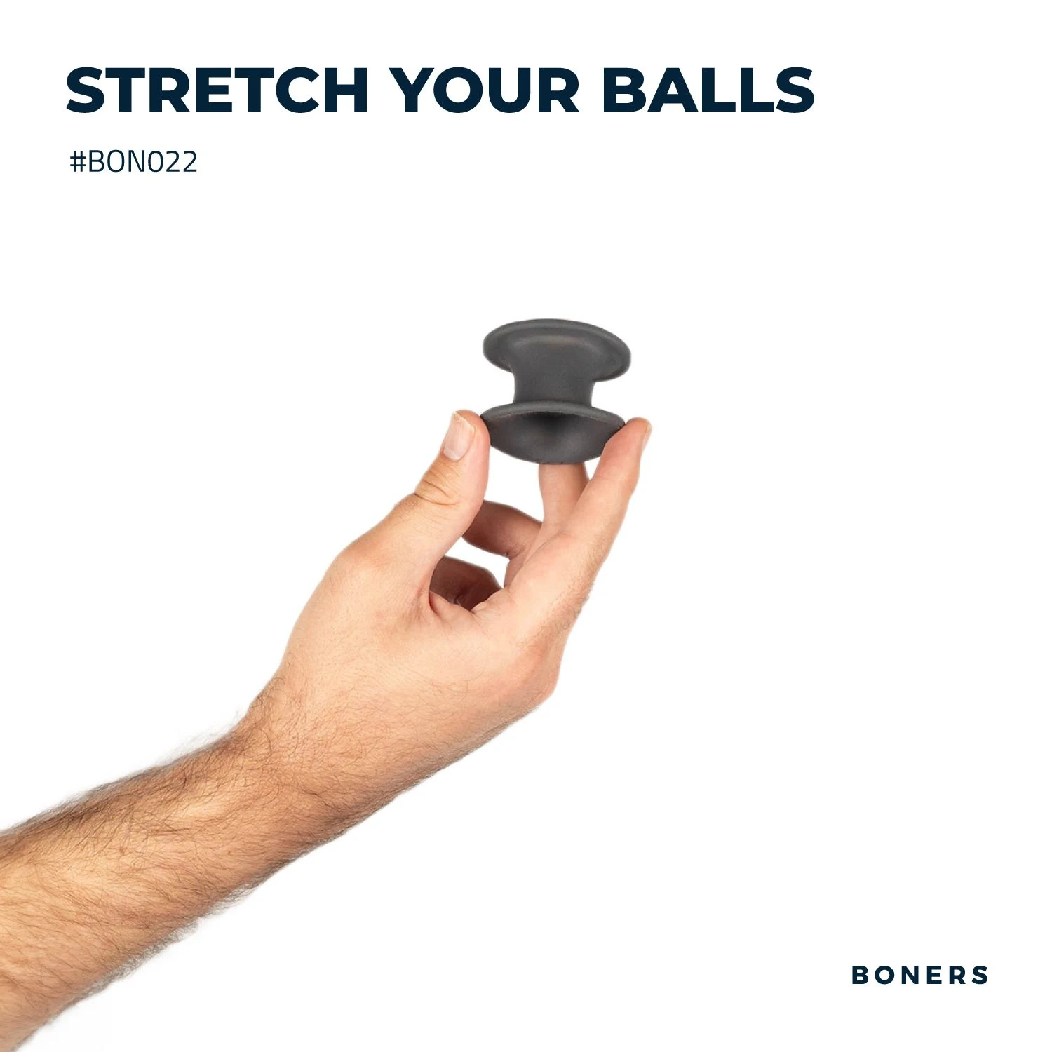 Boners Ballstretcher aus weichem Silikon, 54 mm breit