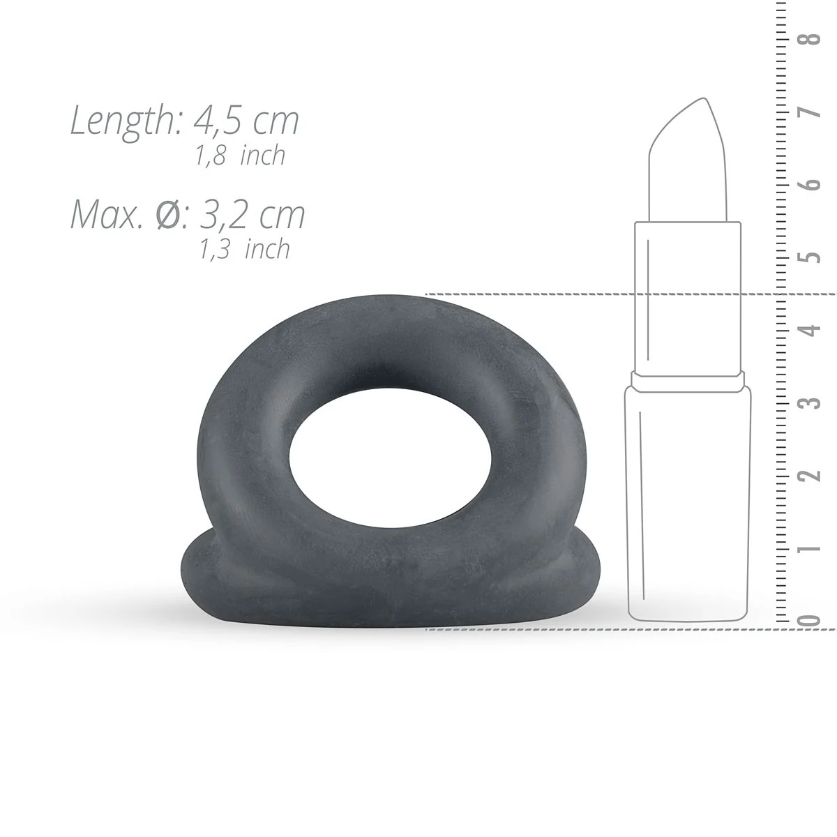 Open Cocksling von Boners aus seidig glattem Silikon