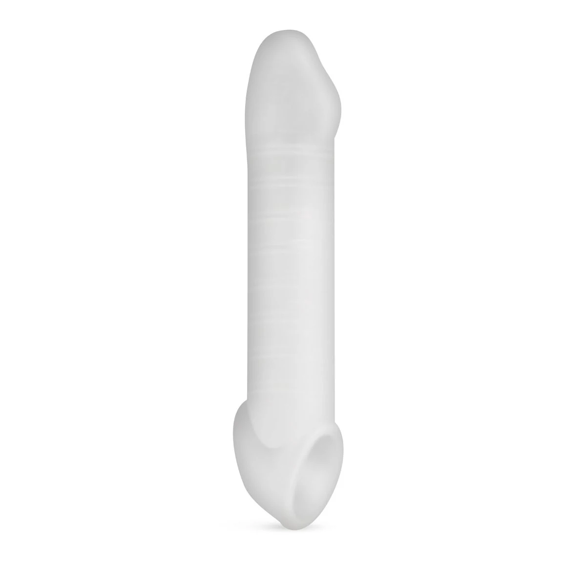 Boners Penishülle transparent mit inneren Rillen und glatter Außenstruktur