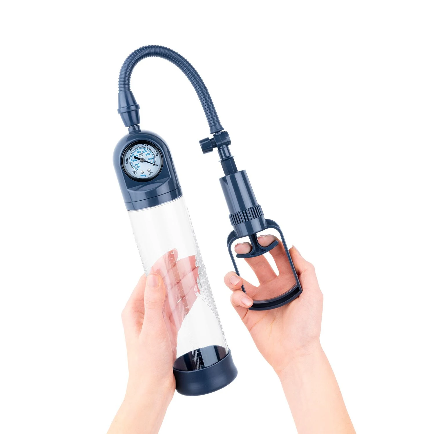 Boners Penispumpe Nr. 3 mit flexiblen Adaptern für kontrollierte Anwendung