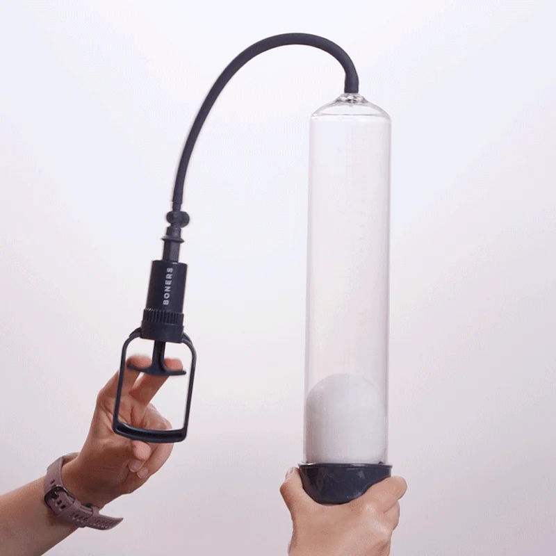 Boners Penispumpe mit großer Pumpkammer für erfahrenere Benutzer