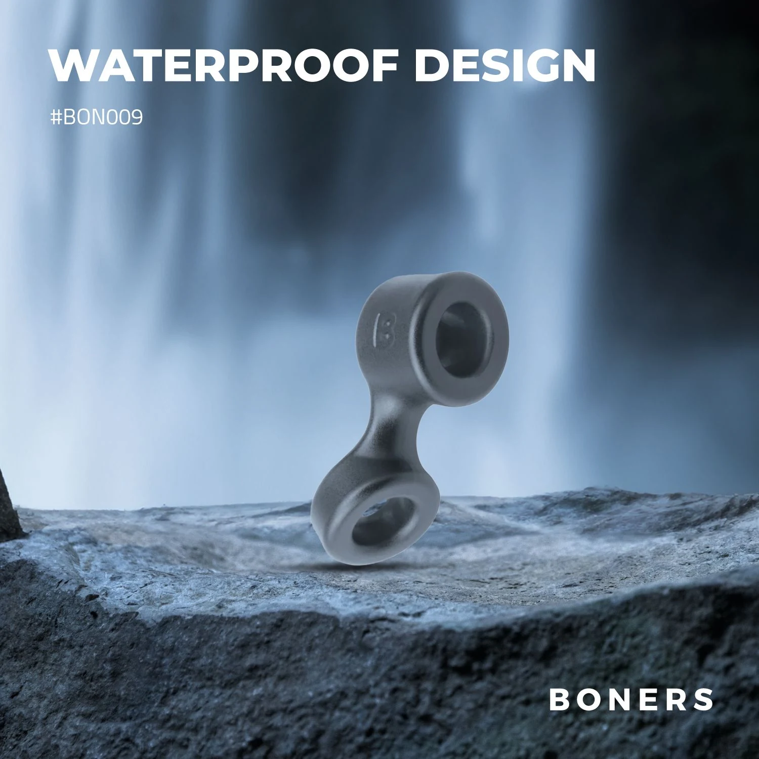 Boners Penisring mit Hodenstrecker, Länge 92 mm und Durchmesser 40 mm