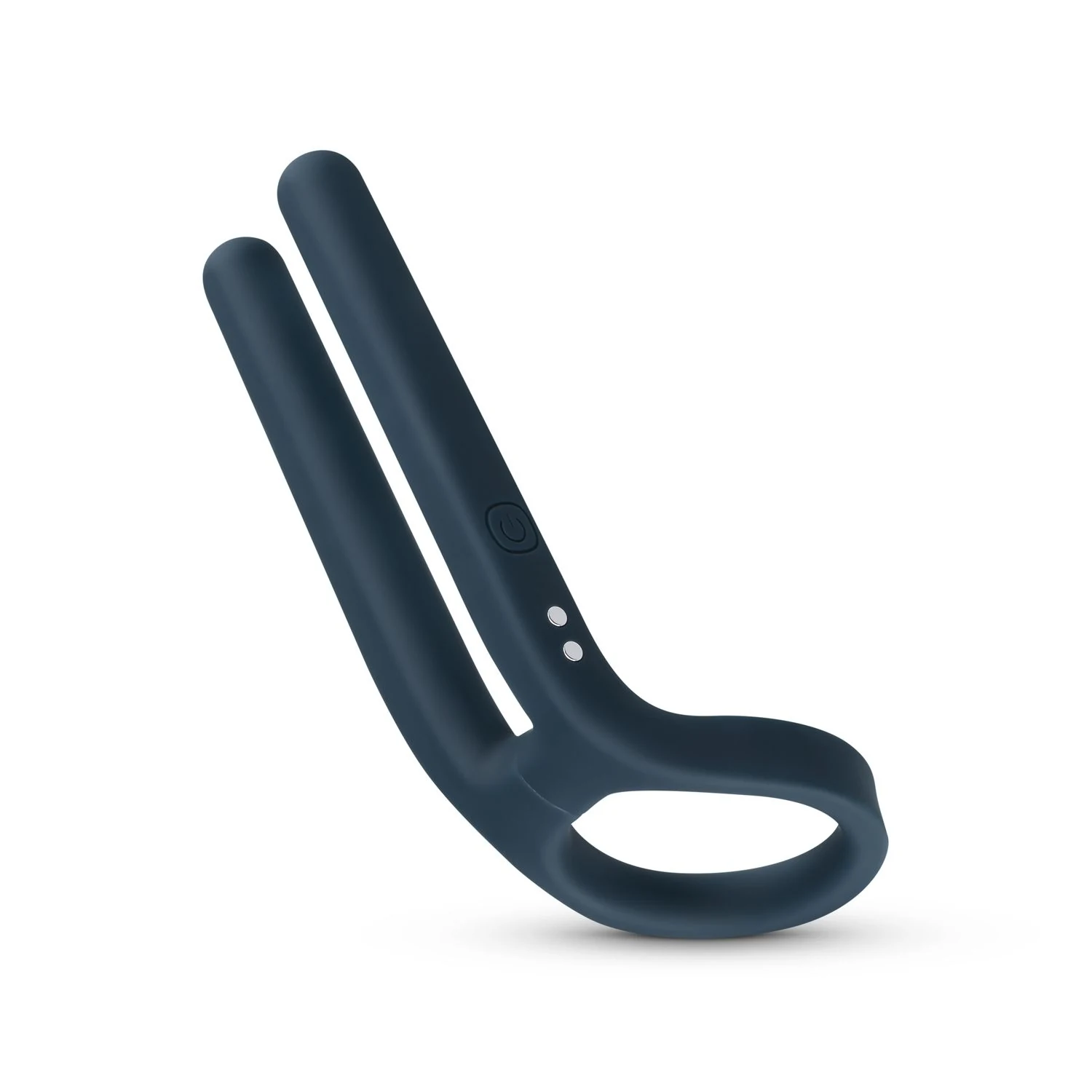 Boners Penisring mit Vibration in Blau für Penis- und Hodenstimulation