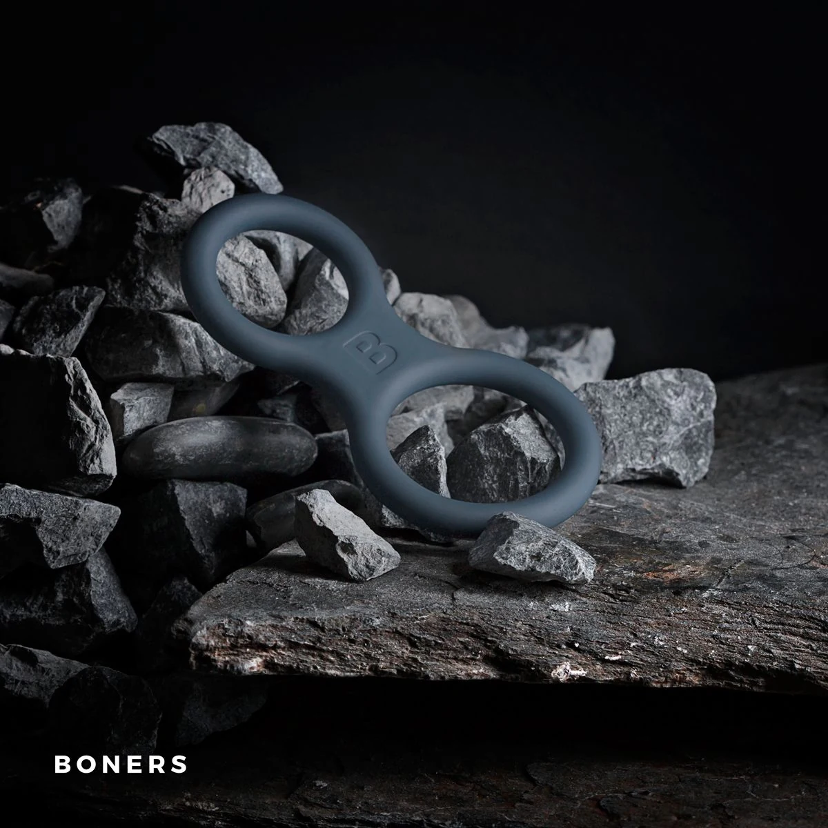 Boners Penisring mit Hodenstrecker aus weichem Silikon
