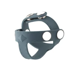 Boners T-Form Hodenteiler aus grauem Silikon mit verstellbaren Ringen