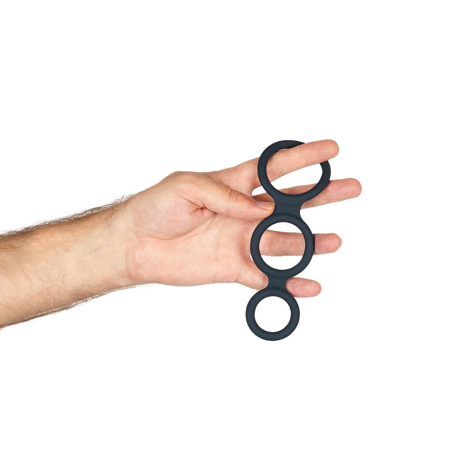 Grauer Boners Penisring für Anfänger mit 30 bis 50 mm Durchmesser