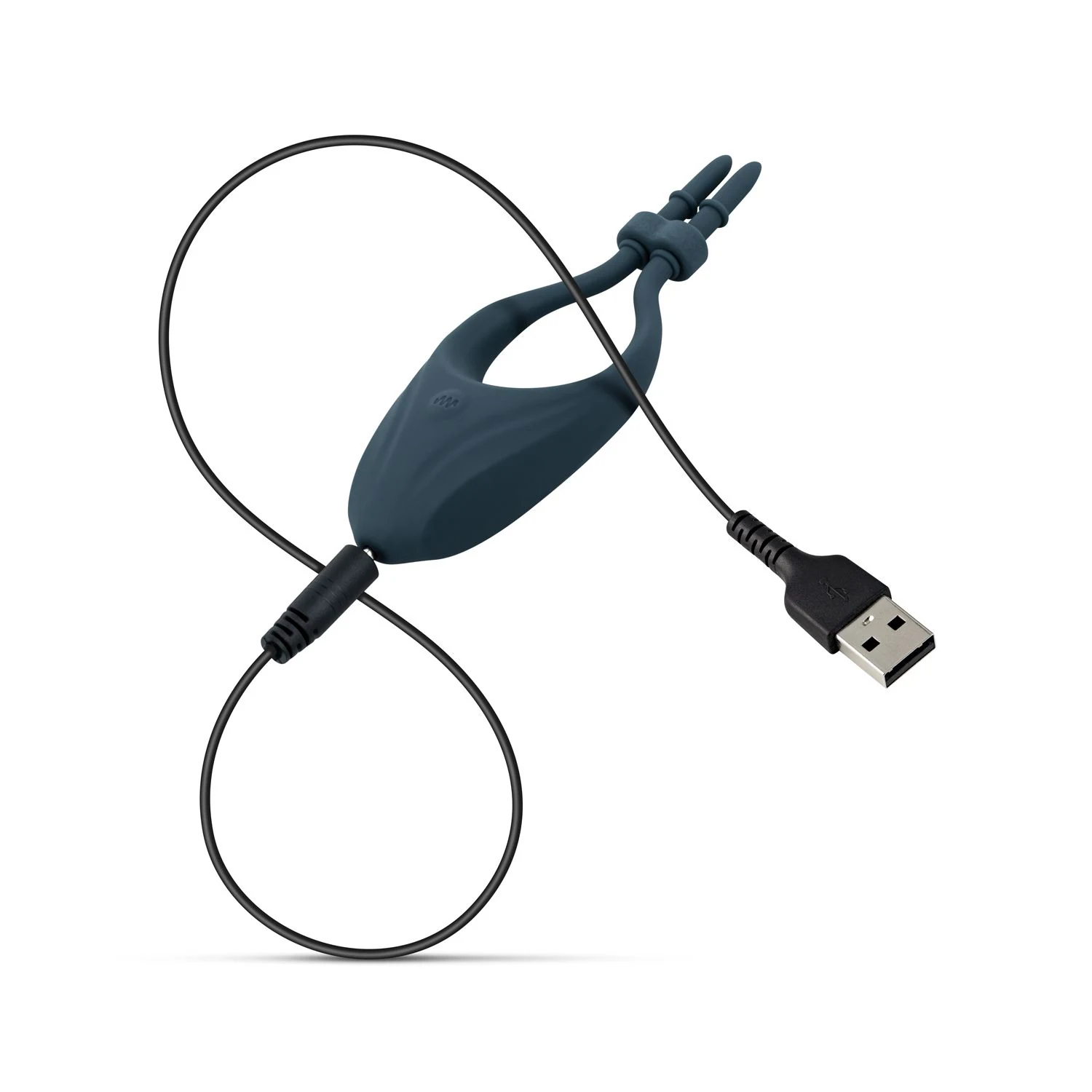 Penisring mit breitem oberen Teil für gemeinsame Vibrationen
