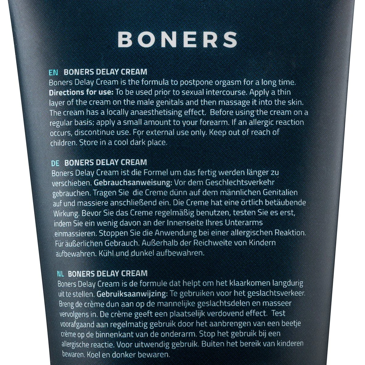 Boners Orgasmus Verzögerungsmittel 100 ml für einfache Anwendung