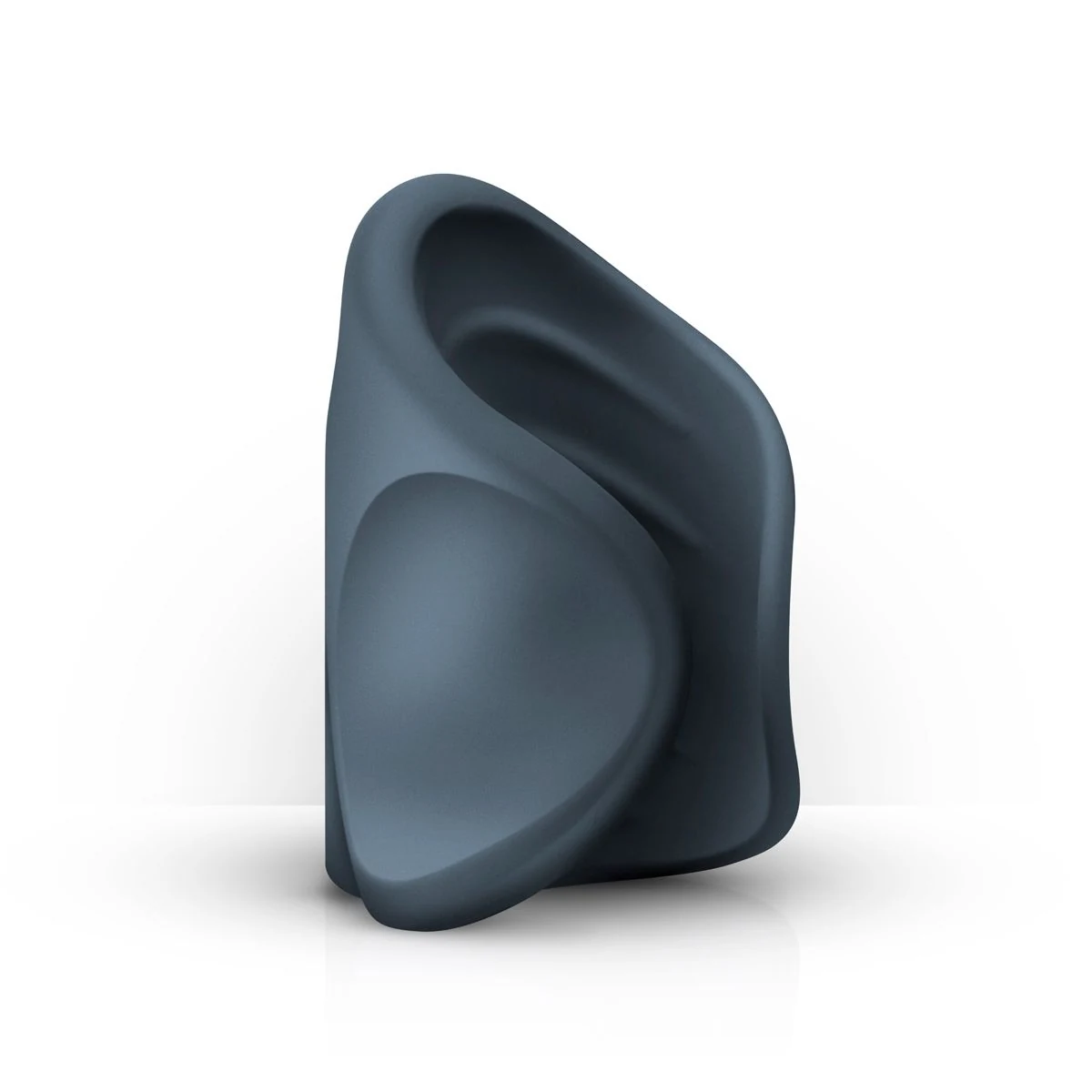 Boners Vibrations-Masturbator mit offenem Design in Blau