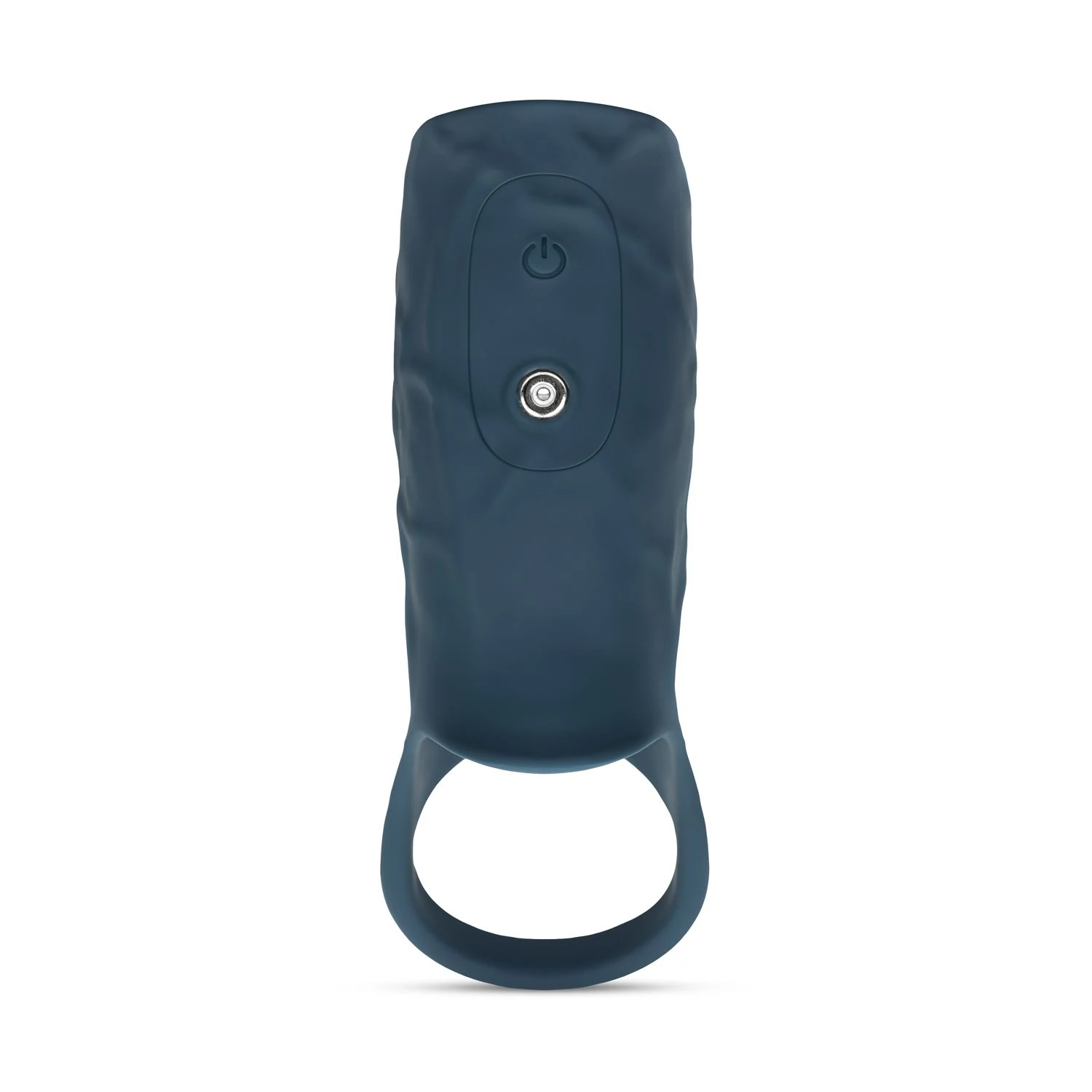 Blauer Penis Sleeve von Boners mit Vibration und enger Passform