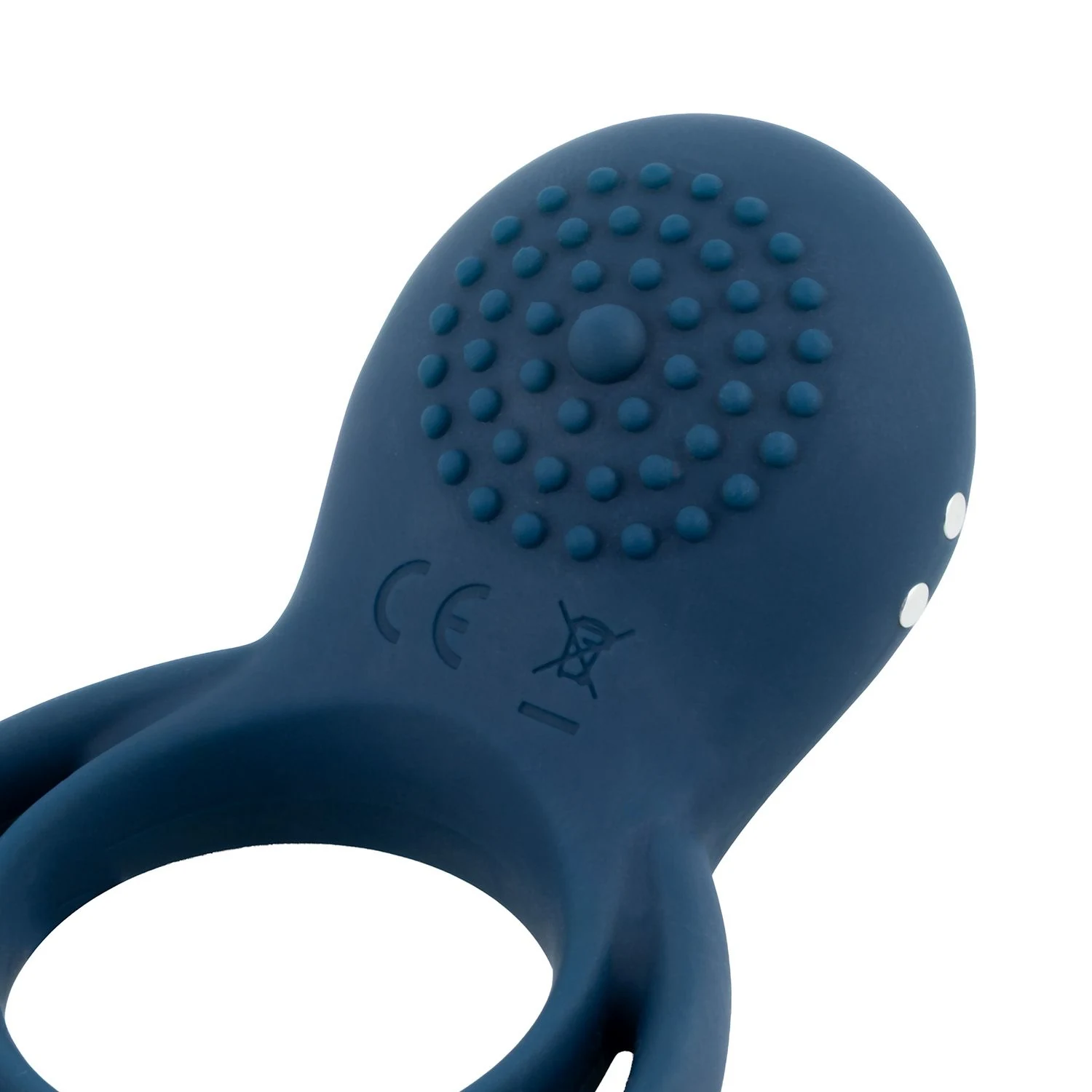 Boners Cockring aus weichem Silikon in Blau