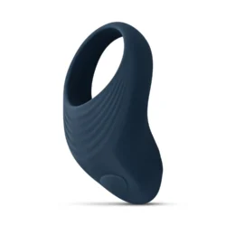 Boners vibrierender Cockring in Blau mit 10 Vibrationsstufen