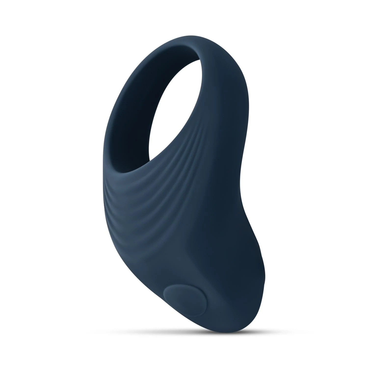 Boners vibrierender Cockring in Blau mit 10 Vibrationsstufen