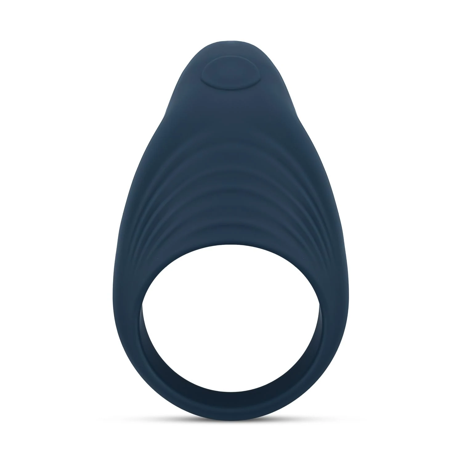 Blauer Penisring mit Vibration und USB-Ladekabel
