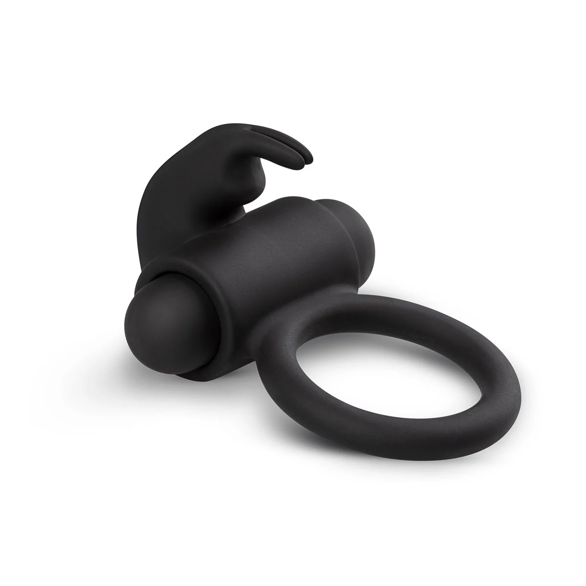 Bunny Vibe Ring, schwarzer Penisring mit Vibration und Häschenstimulator