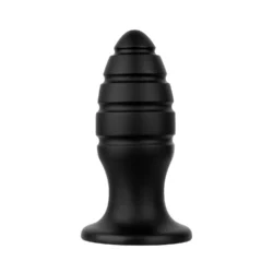 BUTTR Aftershock großer Analplug 23 cm in Schwarz mit segmentierter Form