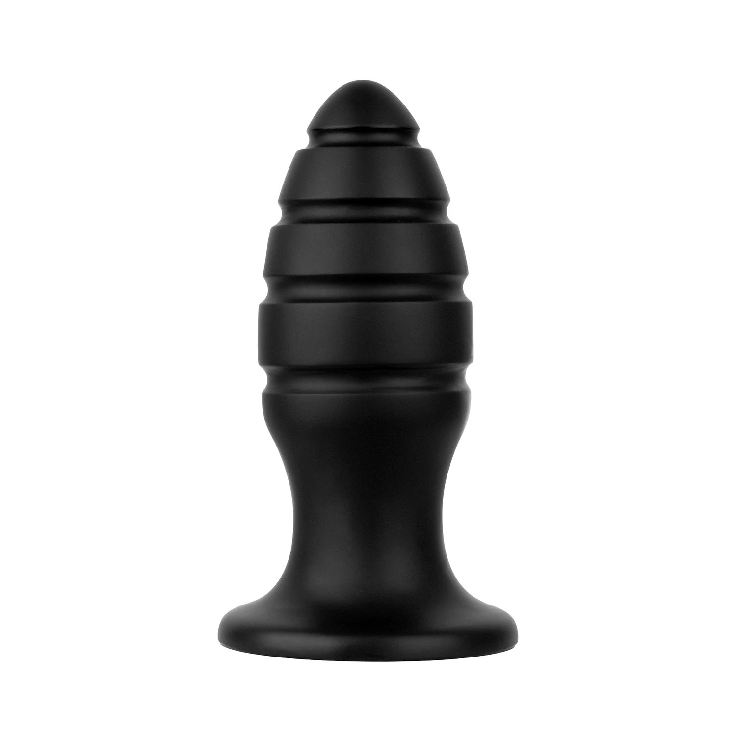BUTTR Aftershock großer Analplug 23 cm in Schwarz mit segmentierter Form