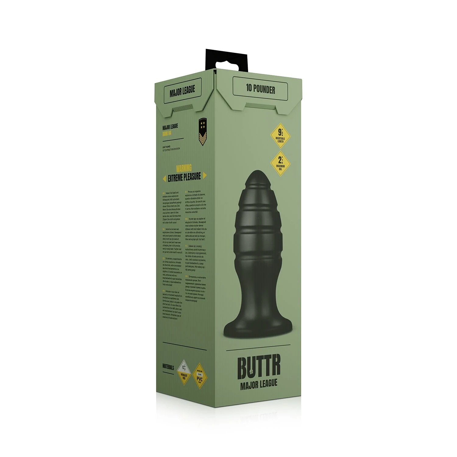 BUTTR Aftershock Plug mit breiter Basis für stabilen Halt