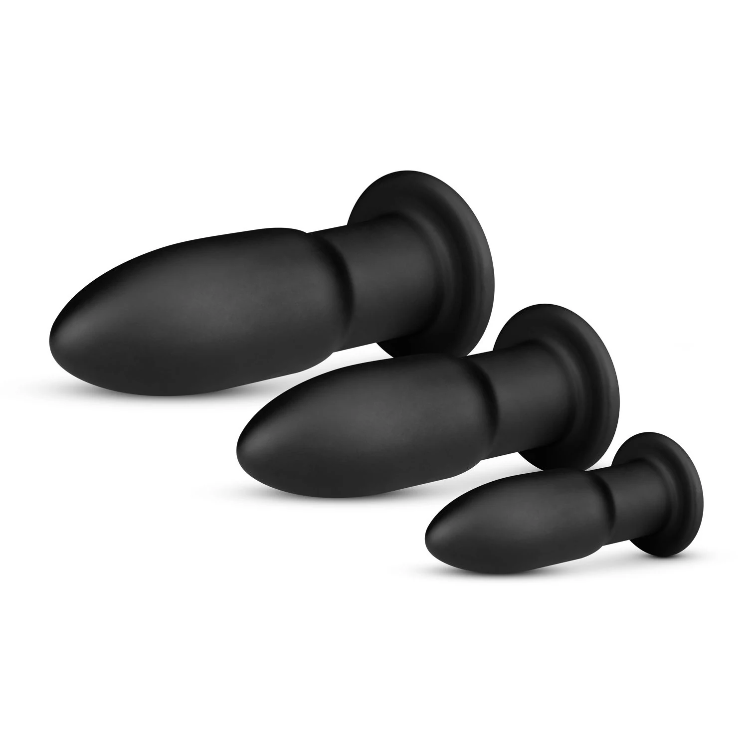 Schwarzes BUTTR Analplug Set für anales Training