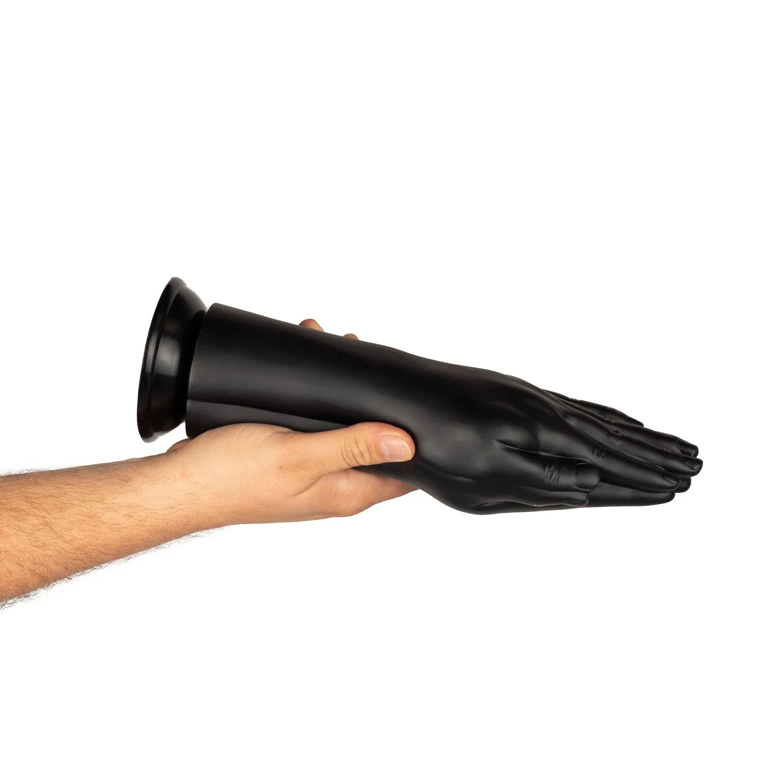 Schwarzer XXL Plug von BUTTR für erfahrene Anwender mit glattem Material