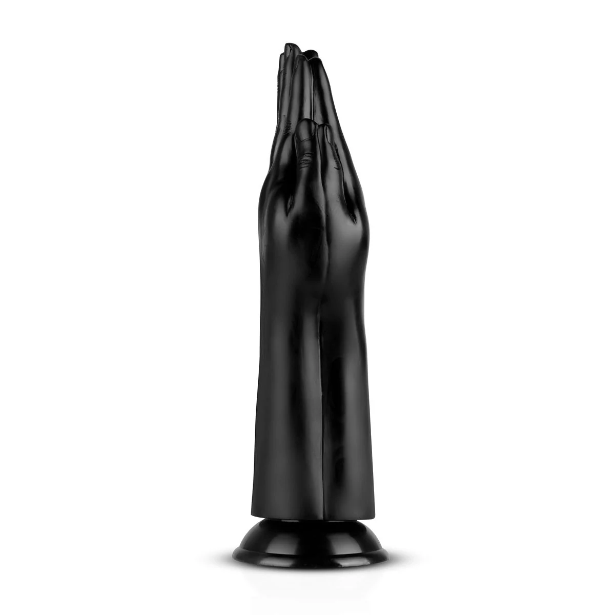 Schwarzer Double Trouble Dildo mit weichem, geschmeidigem Materialgefühl