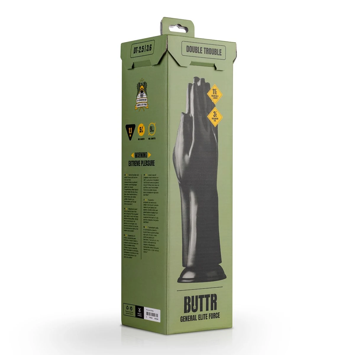 BUTTR XXL Plug mit Handdesign für erfahrene Nutzer im Analspiel