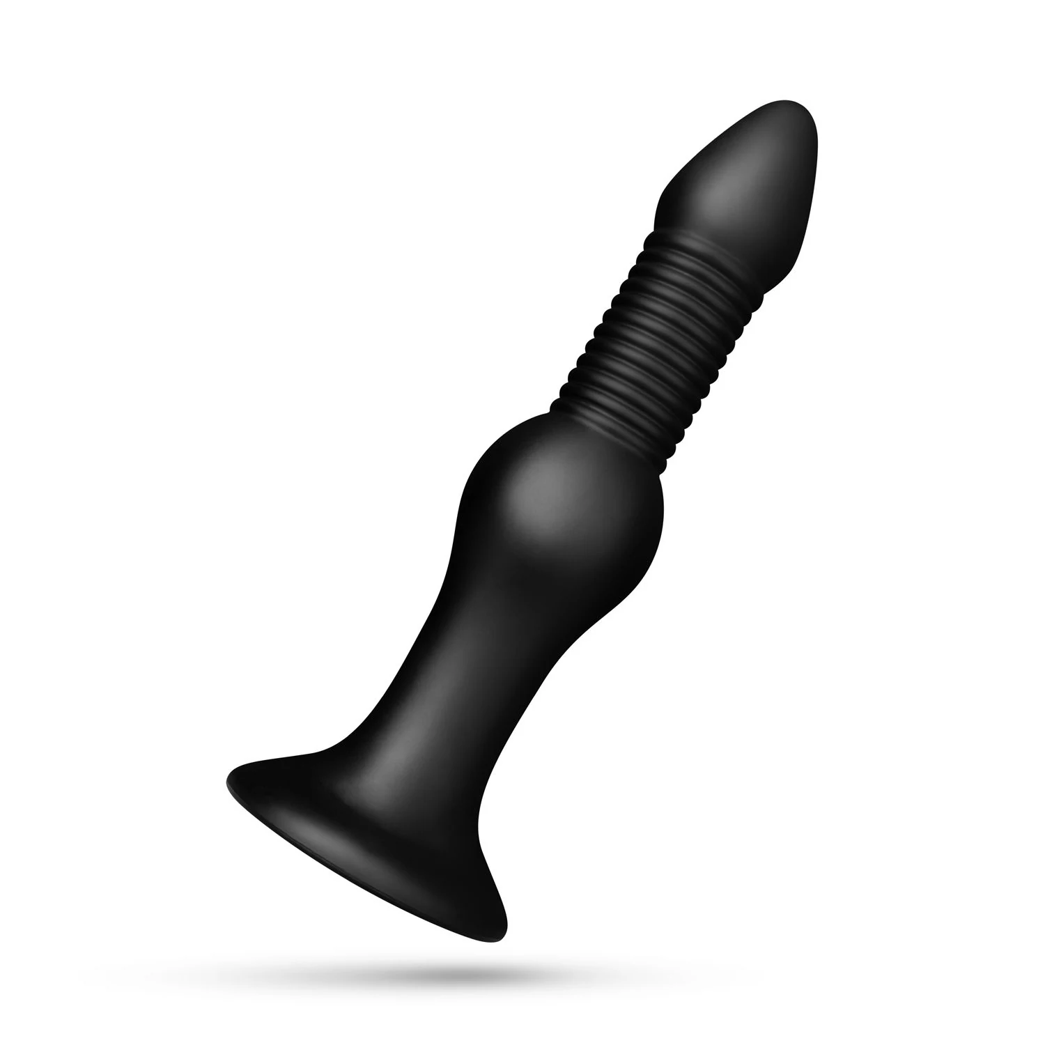 BUTTR Dildo mit Rillenstruktur für anale und vaginale Verwendung