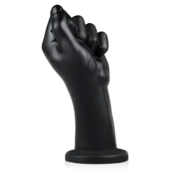 BUTTR FistCorps Fisting Dildo in Schwarz mit realistischer Faustform und Saugnapf